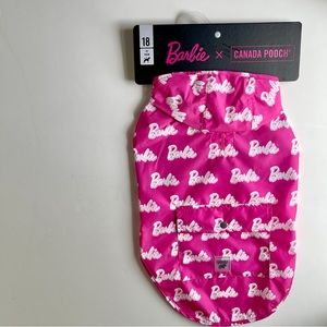 Canada Pooch Barbie Dog Rain coat 18” Dark pink Poncho